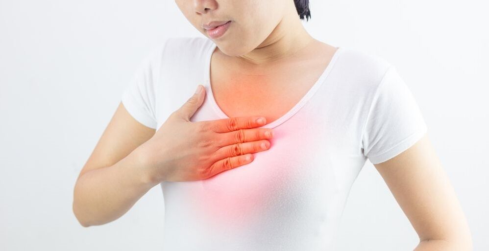 osteokondroosist tingitud valu rinnus
